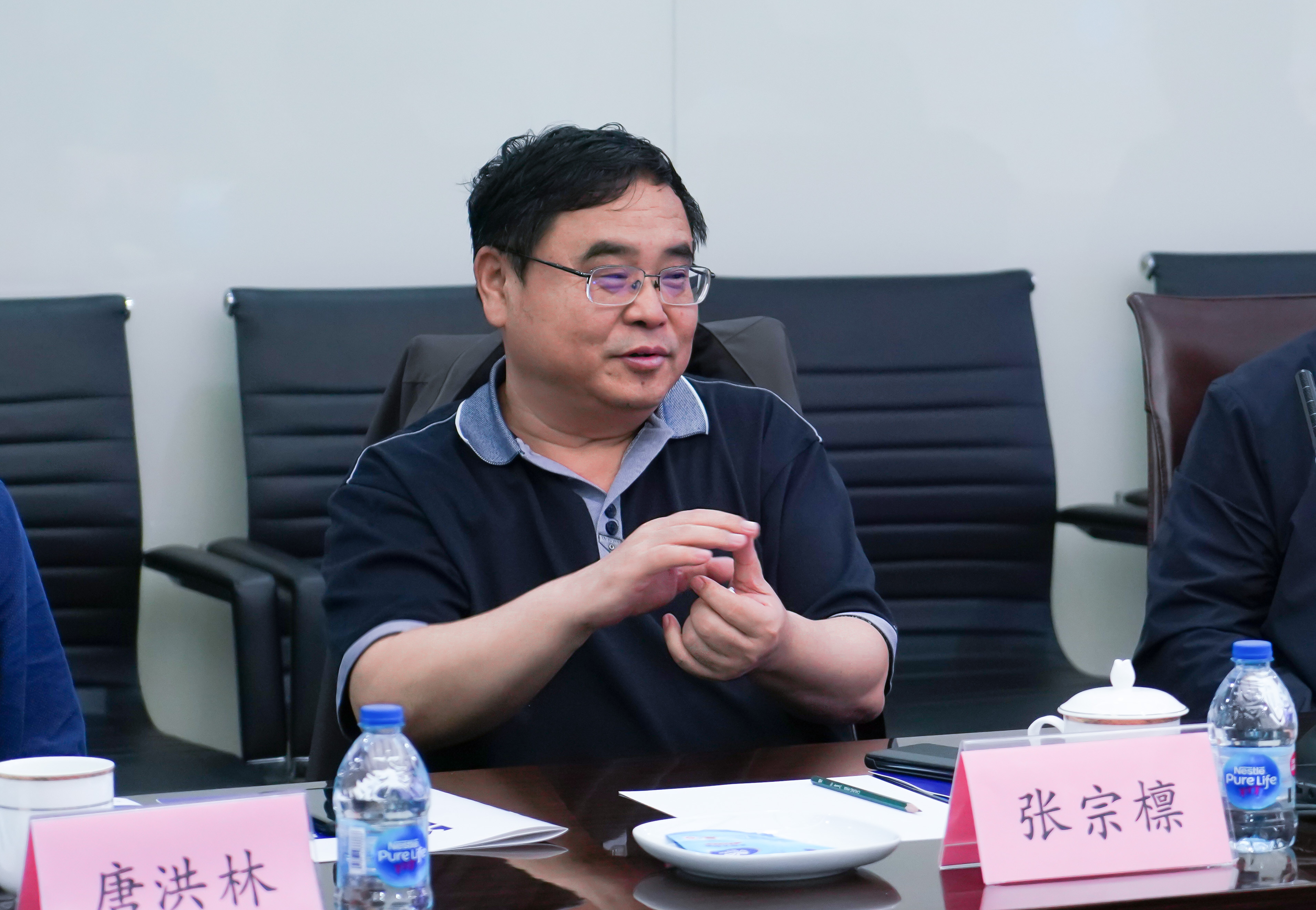 中石化胜利石油工程公司张宗檩书记一行莅临ca88参观交流(图4)