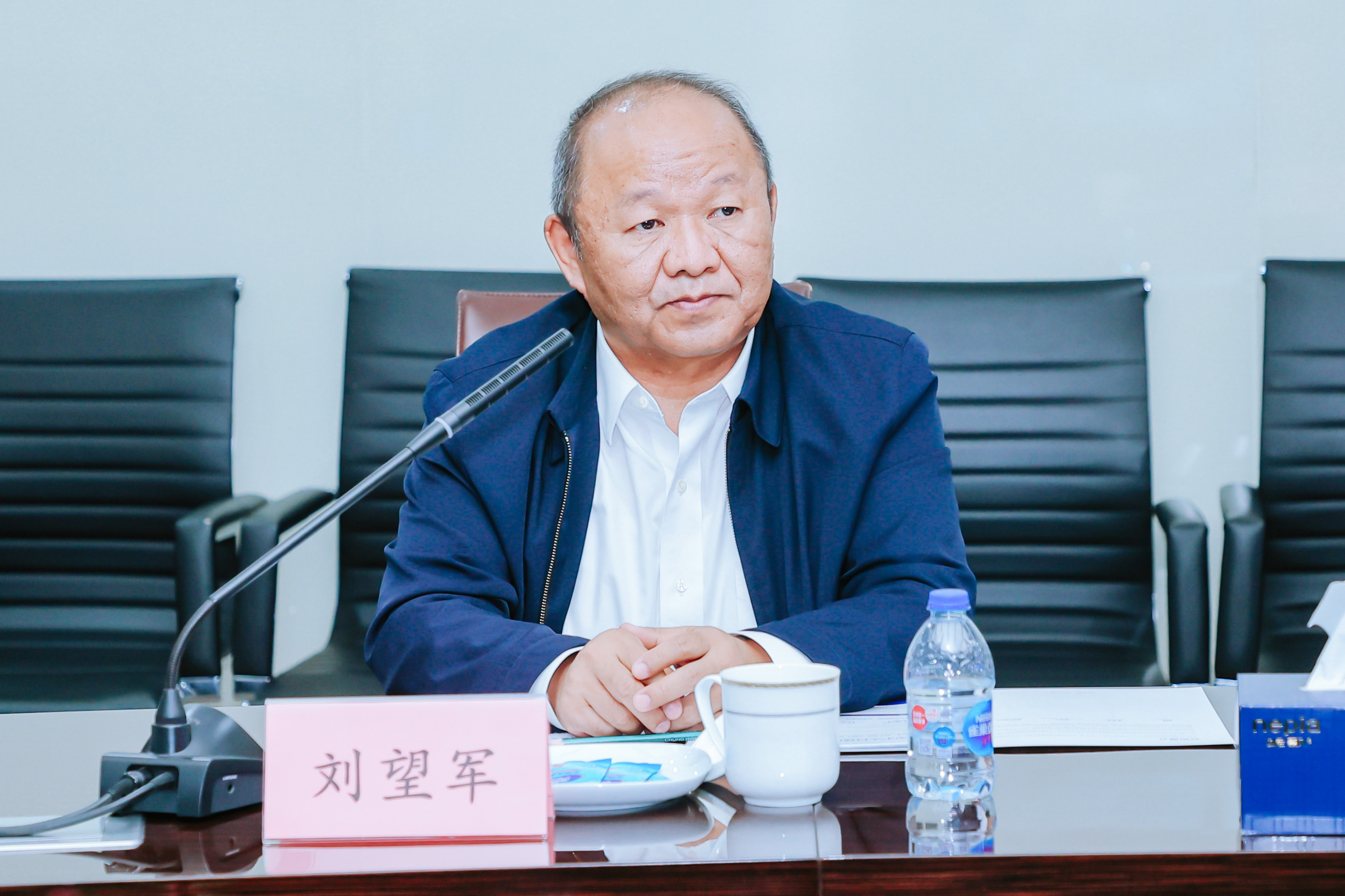 中国石化领导刘会友、张建阔一行莅临ca88参观考察(图6)