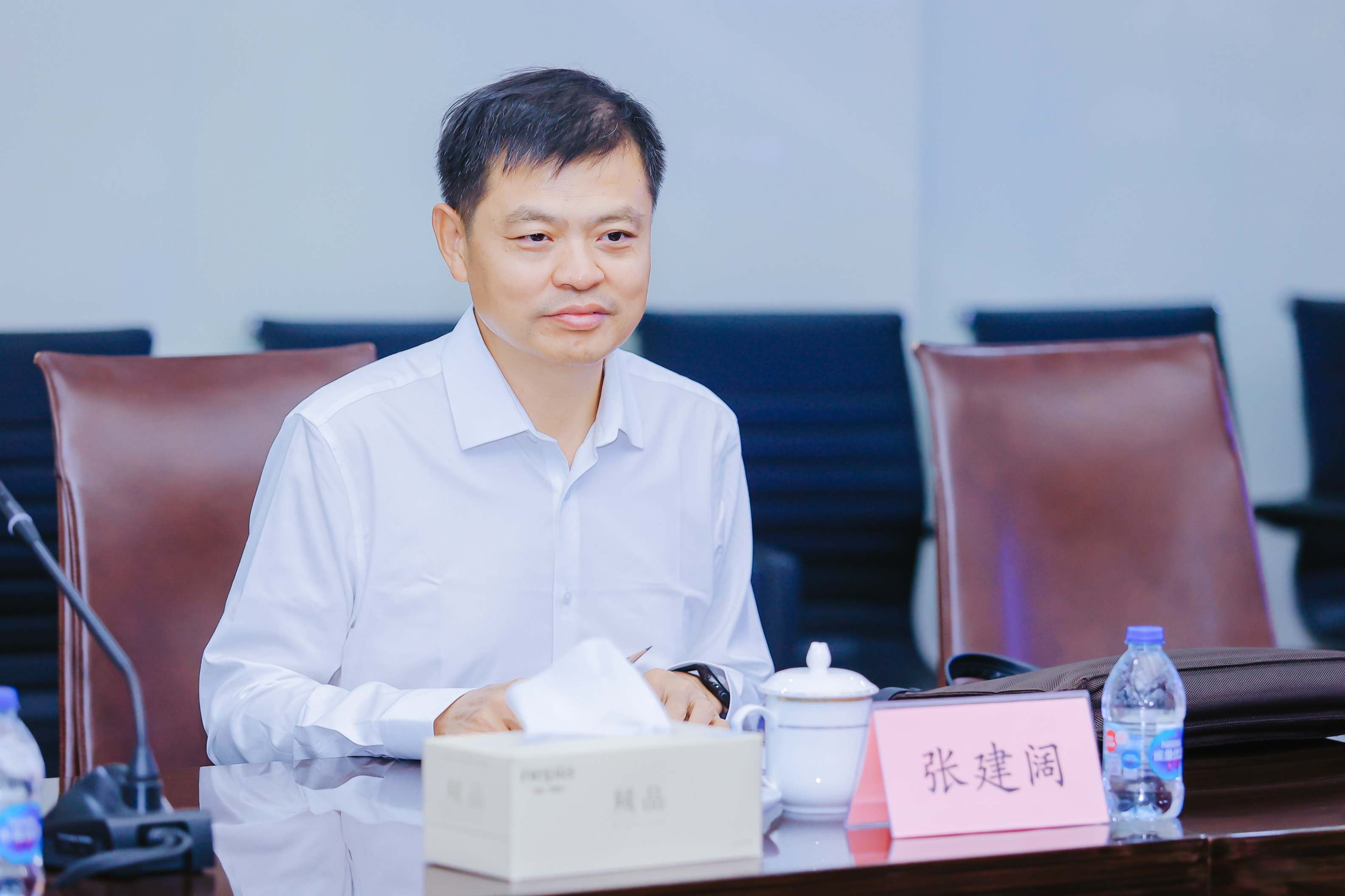 中国石化领导刘会友、张建阔一行莅临ca88参观考察(图5)