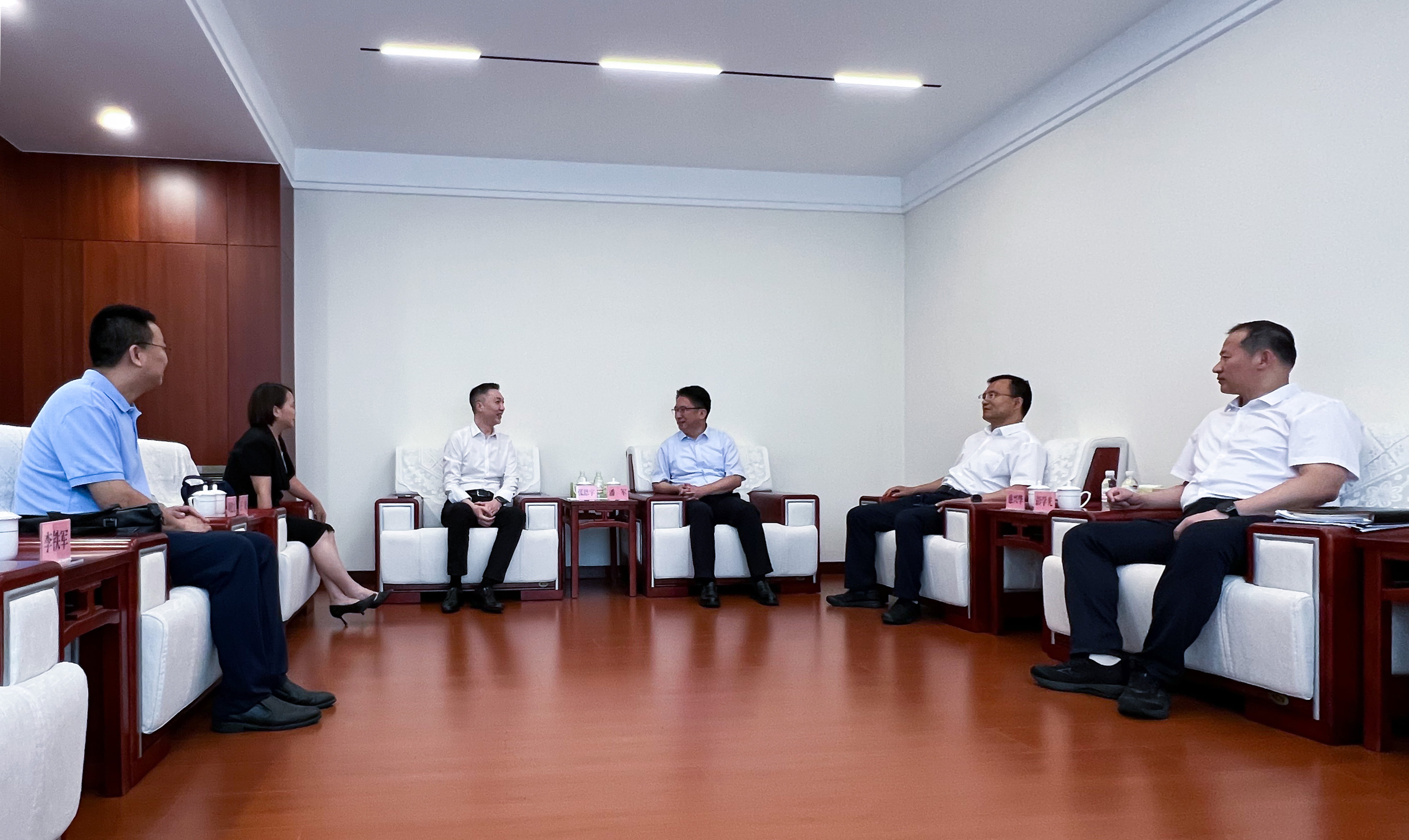 ca88股份总裁一行赴中石化经纬有限公司交流(图1)